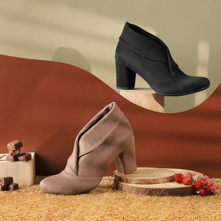 Winter Elegance with Warm and Stylish Bootie Shoes