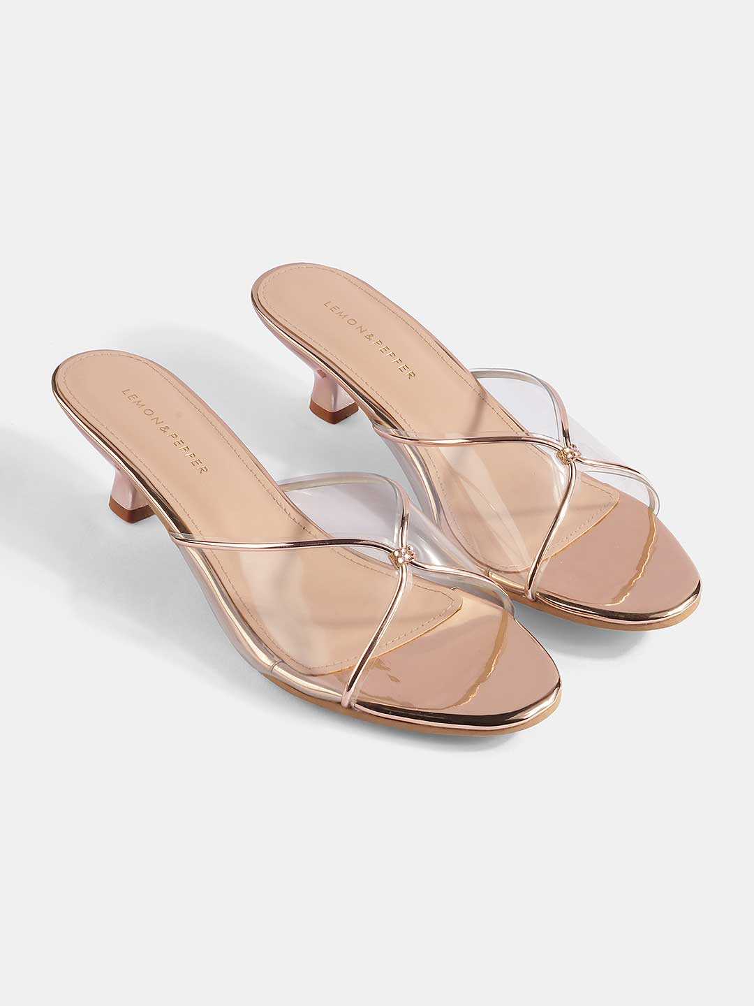 Danielle vinyl heeled mules outlet