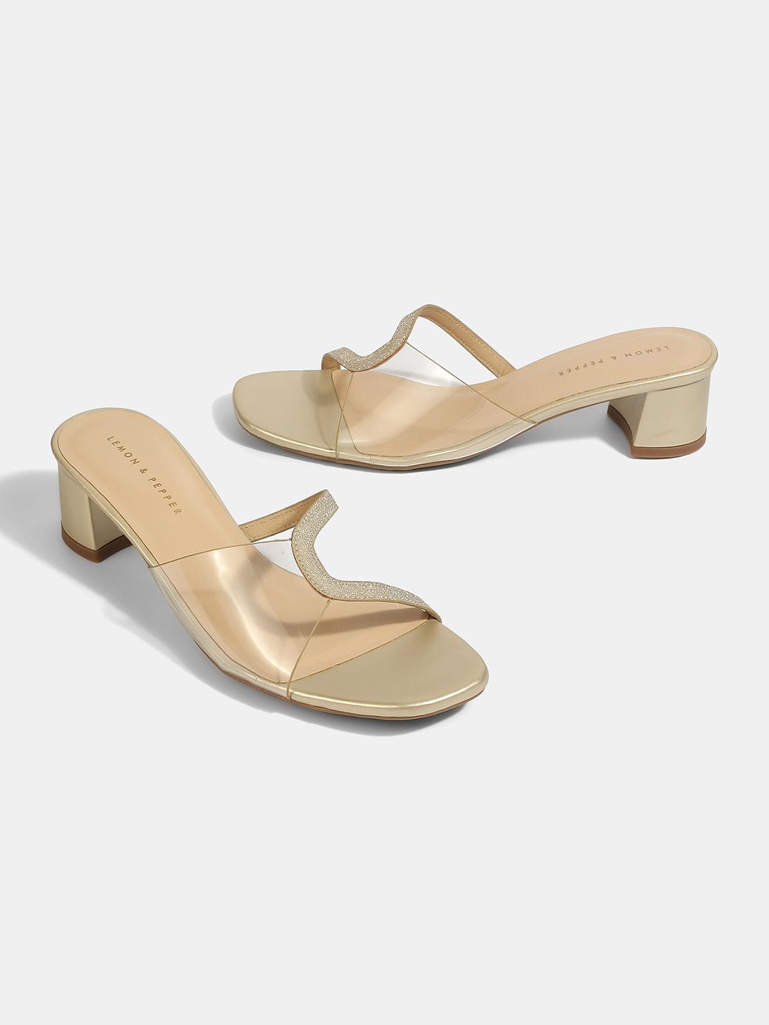 Blade Heel Slide Sandal