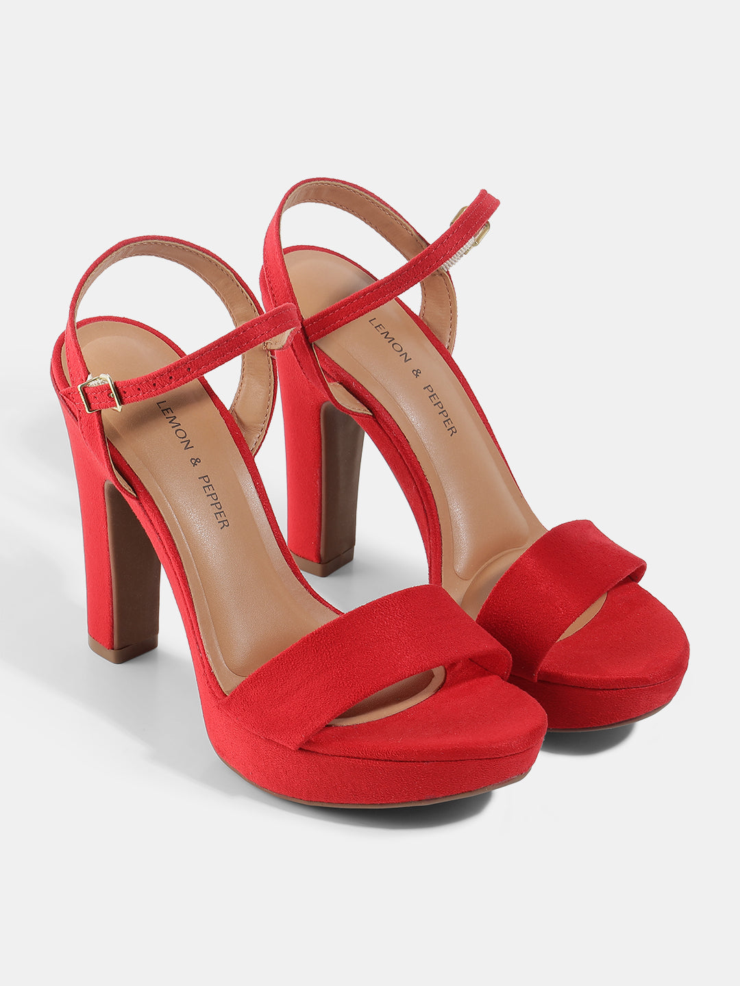 CARLTON LONDON CLL-4444 Womens Synthetic Heel Sandals (Red) in Pune at best  price by New Omega Ladies Footwear - Justdial